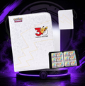 Pikachu 30 jähriges Ring- Binder Weiß/Struktur