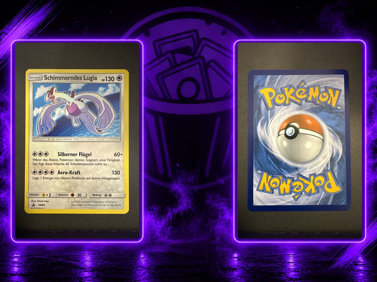 Schimmerndes Lugia Promo EXC+ DE
