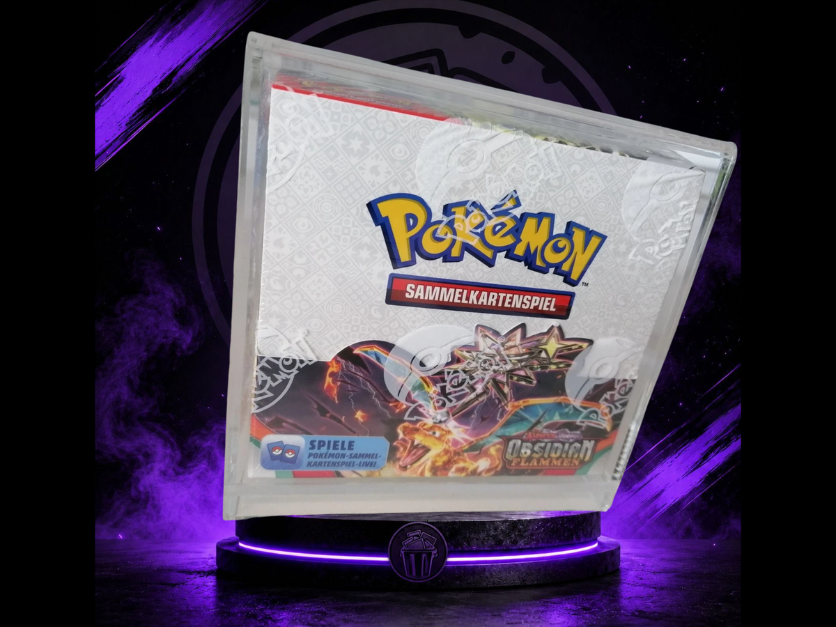 Pokemon Obsidian Flammen 36er Display im Acryl Case deutsch