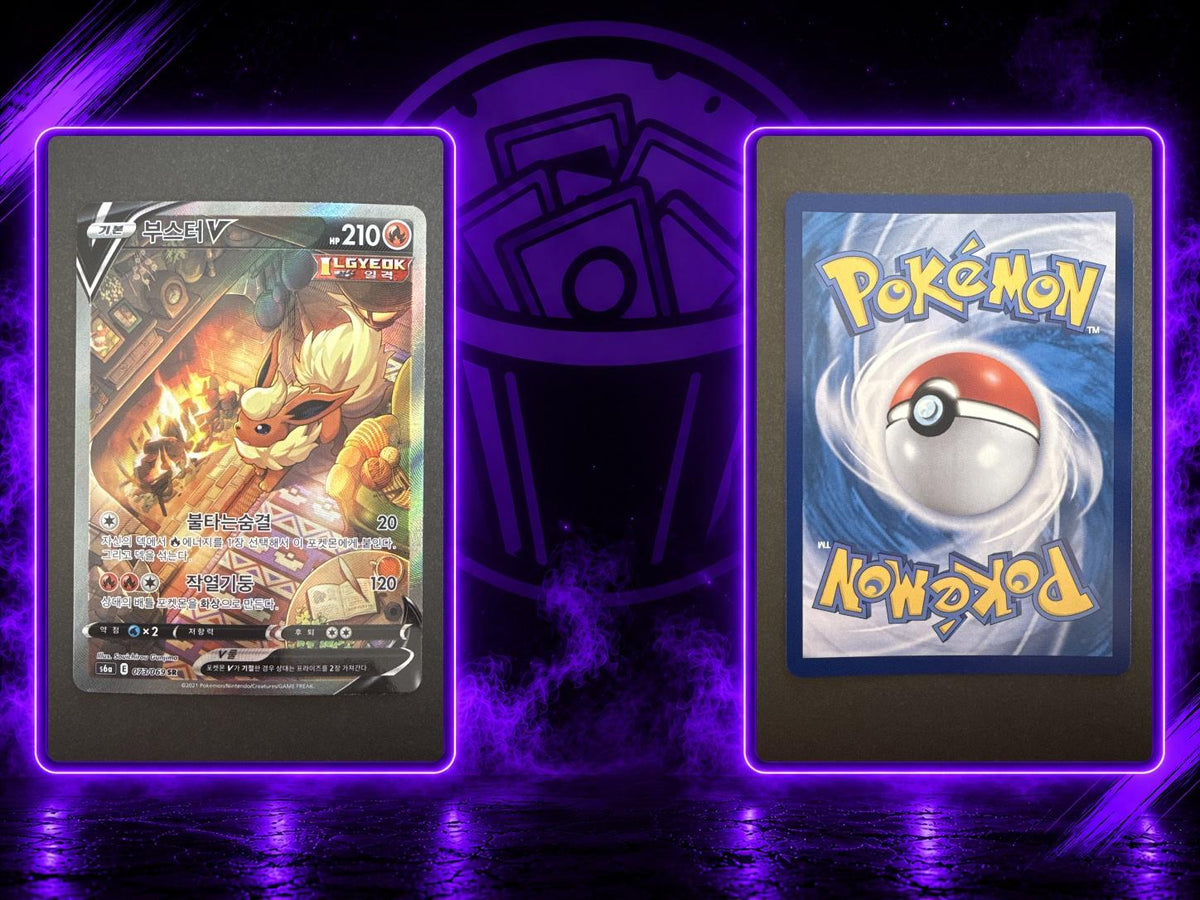 Flamara V Eevee Heroes UR NM KOR